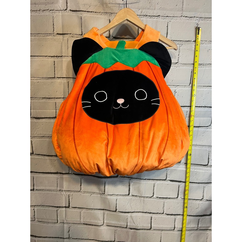 Squishmallows Calio Black Cat Pumpkin Halloween Costume Child TGT JWC4146 Orange